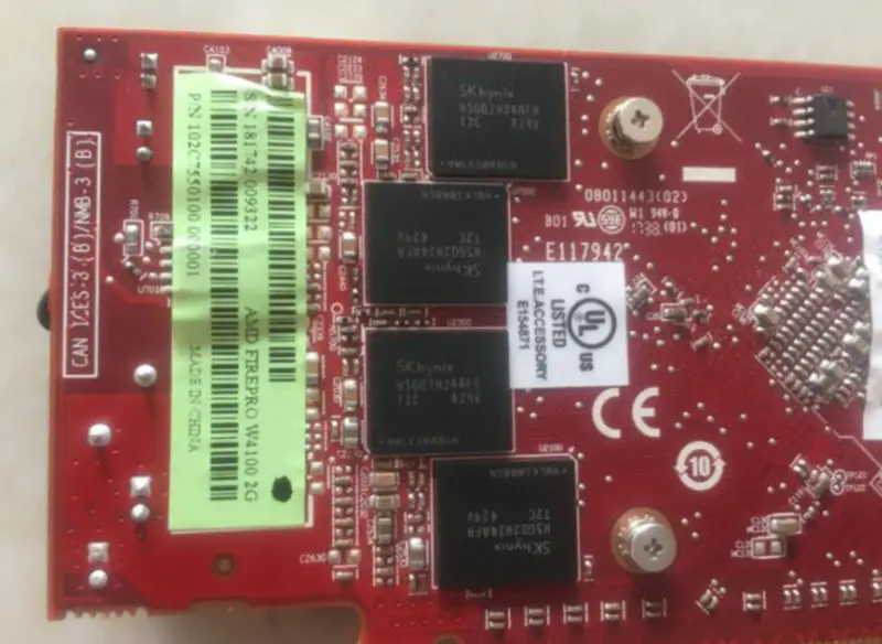 AMD FirePro W4100 2G DDR5 professzionális grafikus kártya