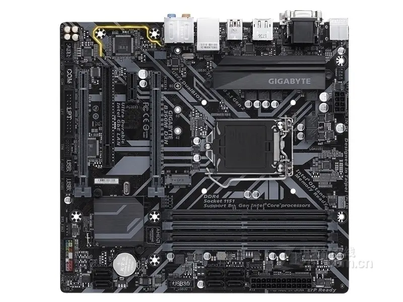 Gigabyte B360M D3H alaplap LGA1151 DDR4 B360