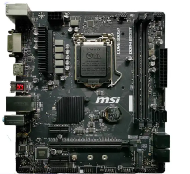 MSI B360M-S02 alaplap LGA1151 DDR4 64GB Támogatja a 8/9. generációs CPU 9700KF 9900K M-ATX 9700KF 9900K processzorokat