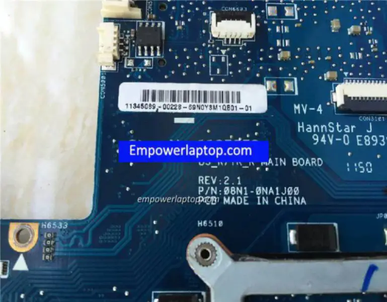 Toshiba C670 08N1-0NA1J00 alaplap