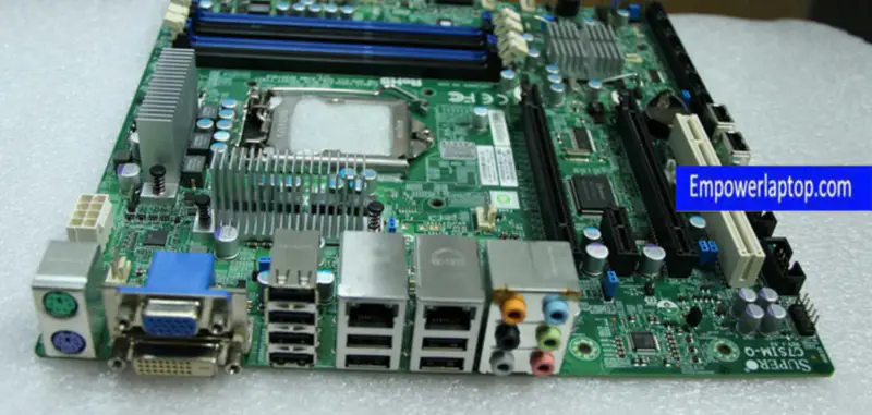 SuperMicro C7SIM-Q 1156 tűs szerver alaplap Dual NIC támogatja az I3 I5 I7 Xeon CPU-kat