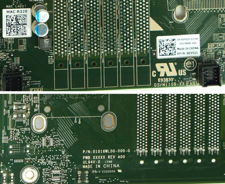 Dell 0DY523 DY523 CN-0DY523 szerver alaplap PowerEdge R320-hoz