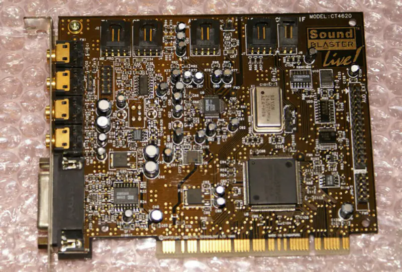 Creative Sound Blaster LIVE CT4620 4.1 csatornás PCI hangkártya