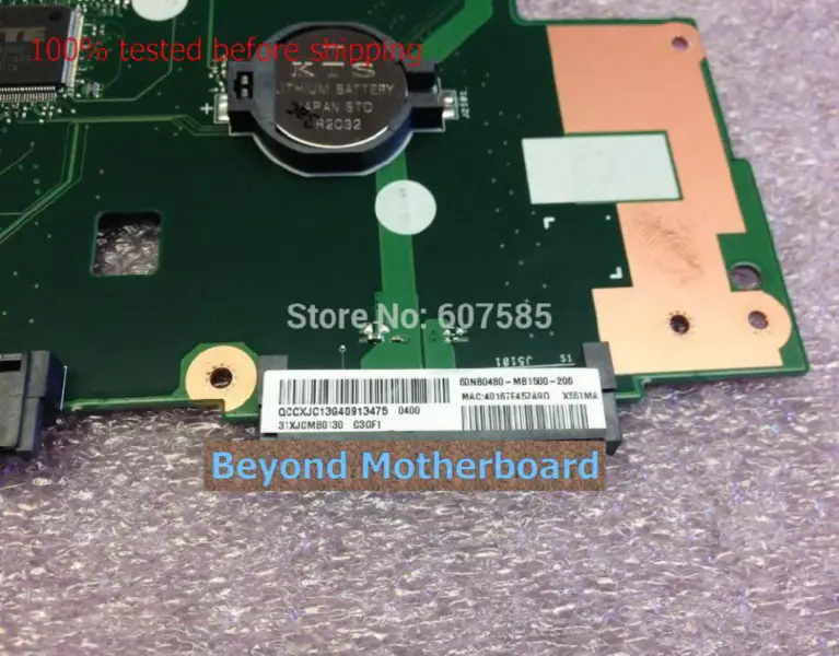 Asus D550M alaplap