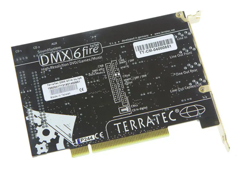 Terratec DMX 6Fire 24/96-os hangkártya
