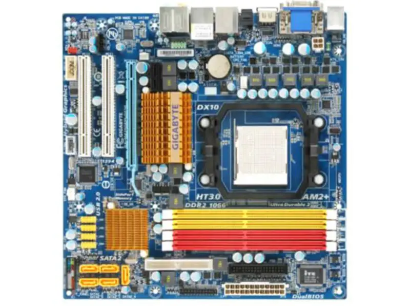 Gigabyte GA-MA78GPM-DS2H DDR2 SATA II asztali alaplap