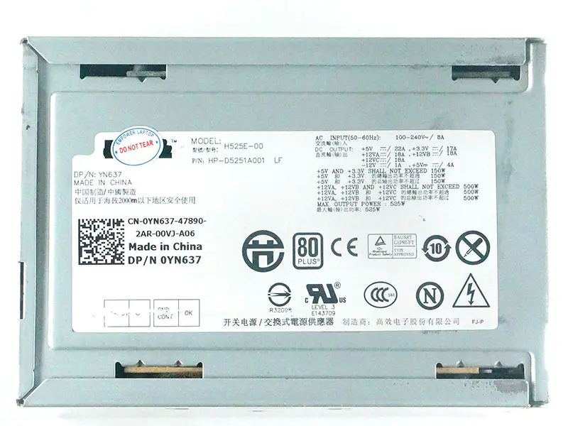 Dell YN637 YY922 tápegység