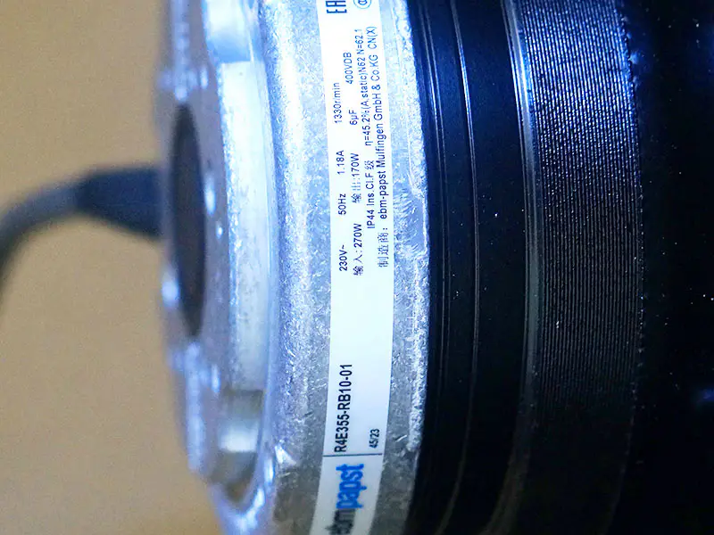 Ebmpapst R4E355-RB10-01 ventilátor