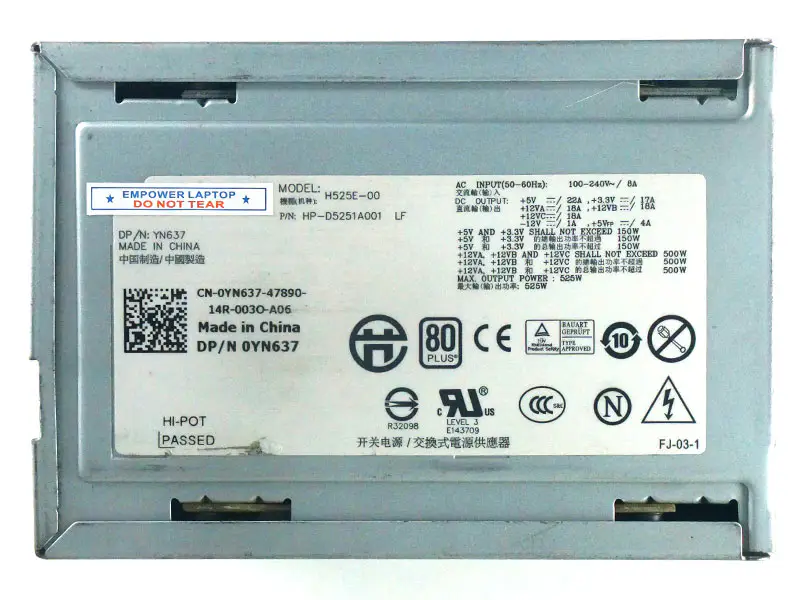 DeLL N525E-00 YY922 tápegység