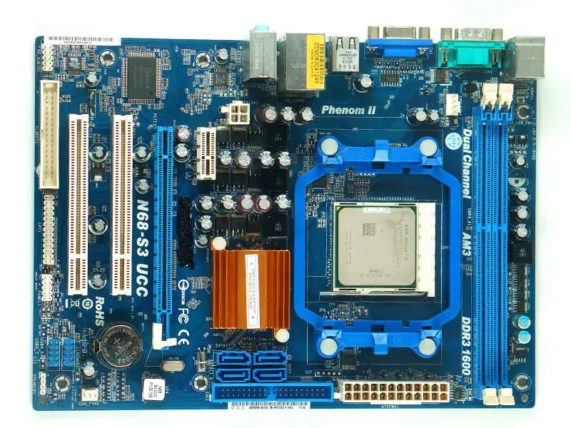 Asrock Asrock Asrock AM3 integrált kis N68-S3 UCC alaplap