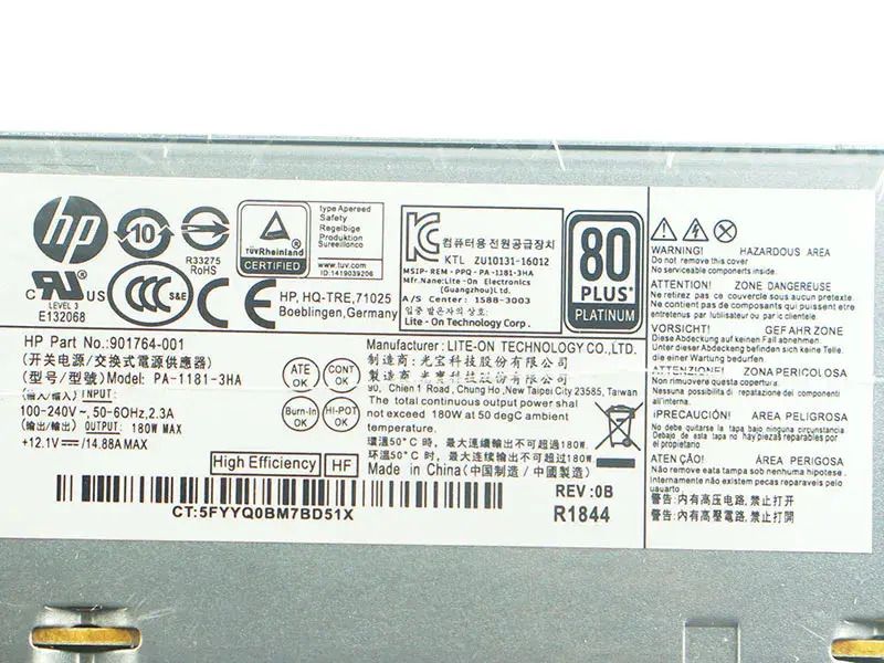 HP PA-1181-3HA 901764-001 tápegység