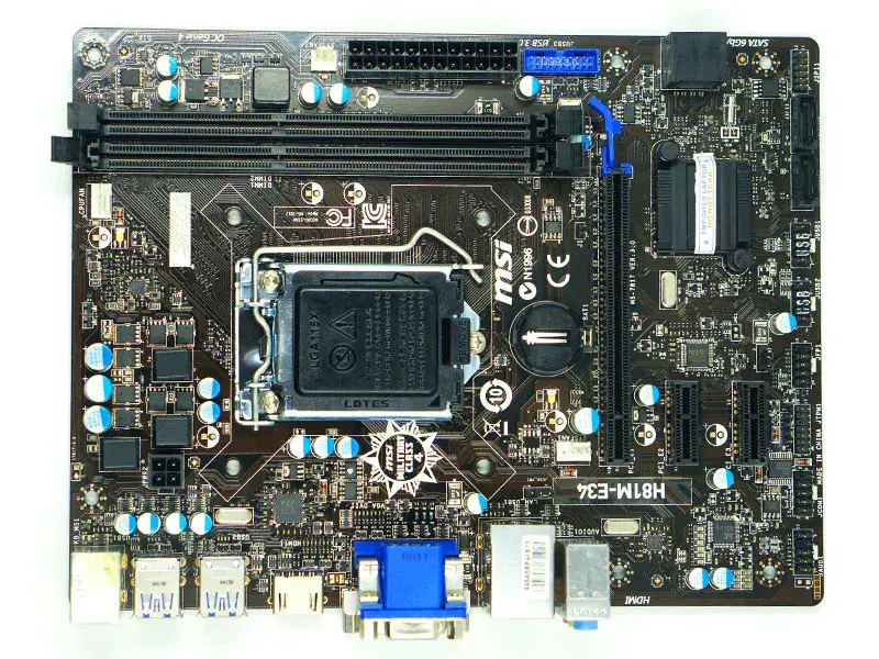 MSI H81M-E34 alaplap LGA1150 DDR3