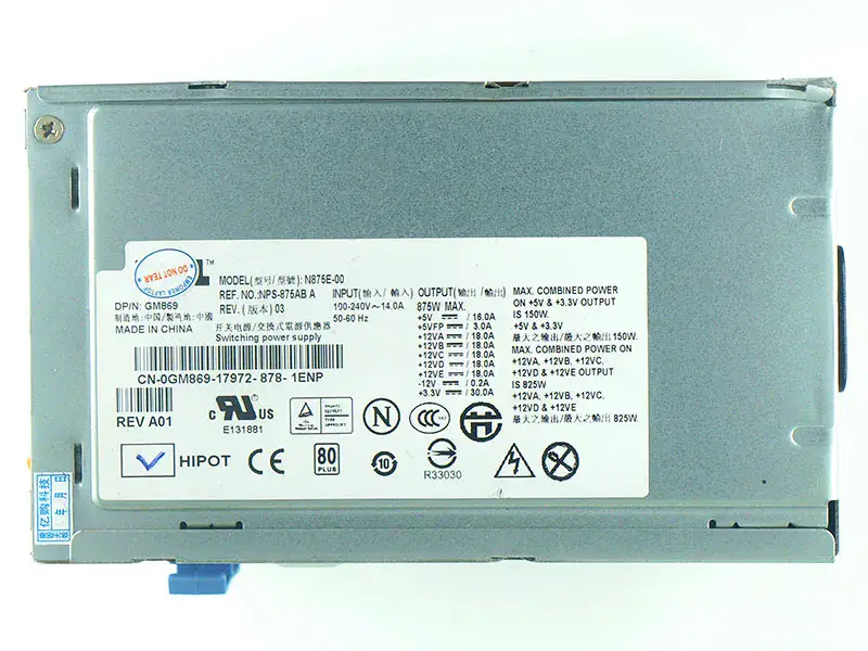 Dell H875E-00 N875EF-00 tápegység