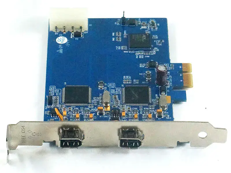 FWX2-PCIE10 Rev: 1.1 FWX2-PCIE10-2 1394-es rögzítőkártya