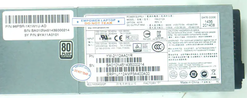 Advantech YM-2112A YM-2112AA01R tápegység