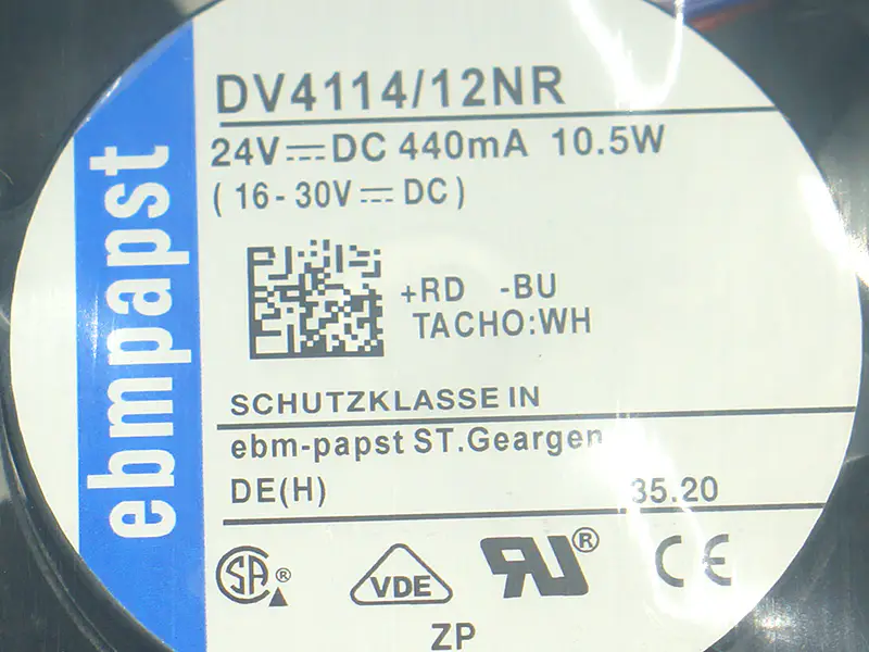 Ebmpapst DV4114/12NR ventilátor