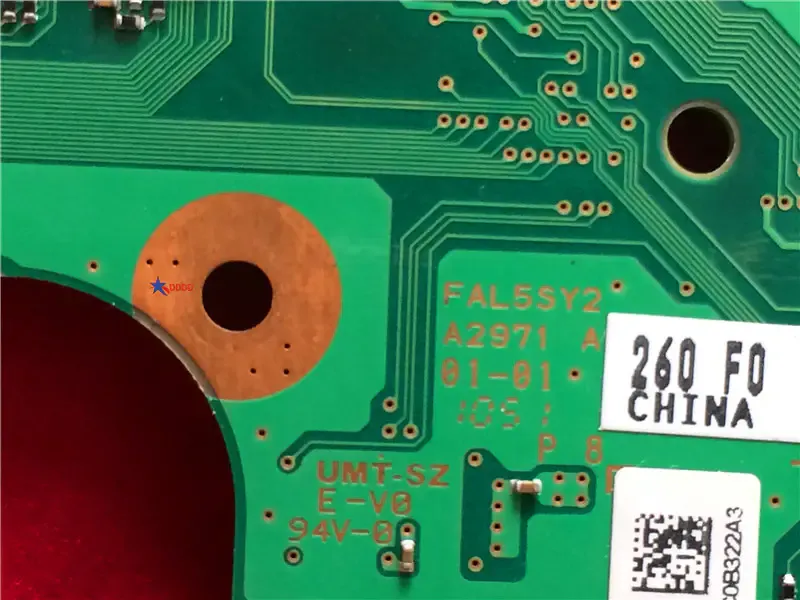 Toshiba Tecra R850 FAL5SY2 A2971 alaplap