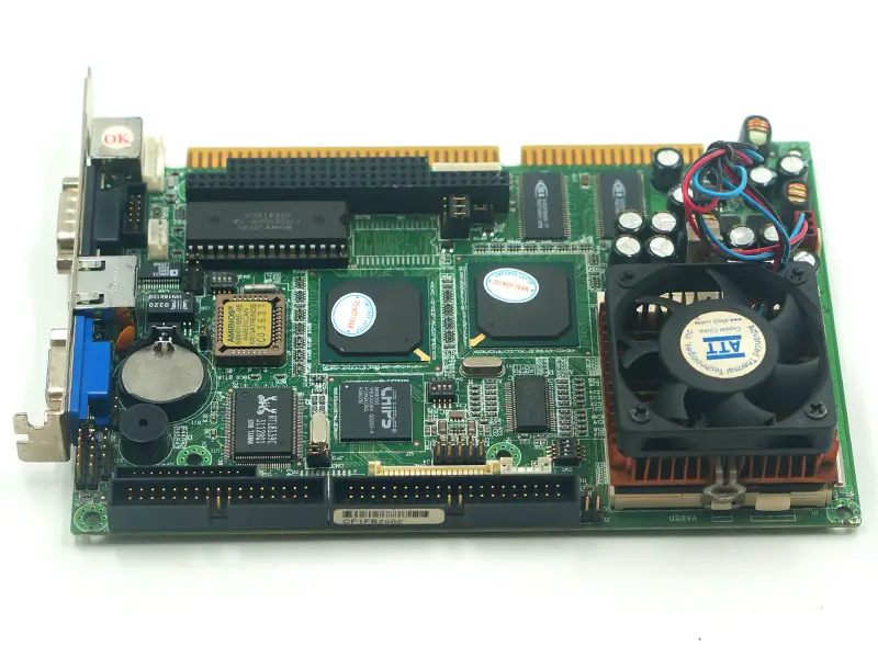 FB2502 VER:1.4 alaplap CPU-val és FAN-nal