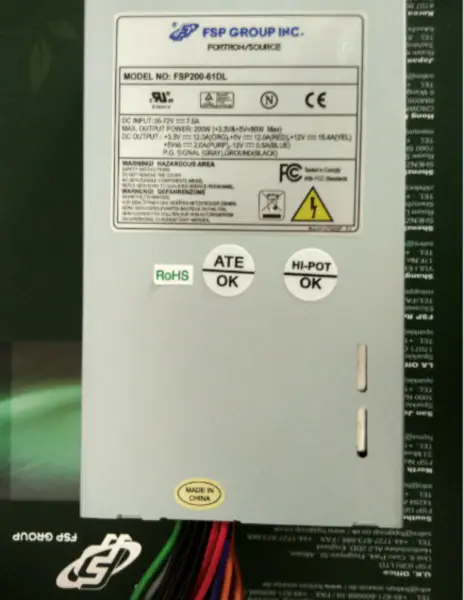 1U FLEX egyenáramú tápegység FSP200-61DL 36V-72VDC bemenet