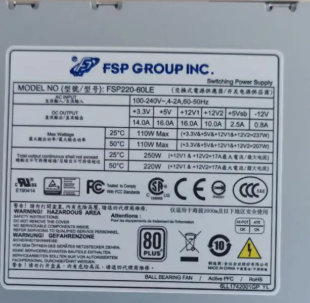 FSP220-60LE tápegység
