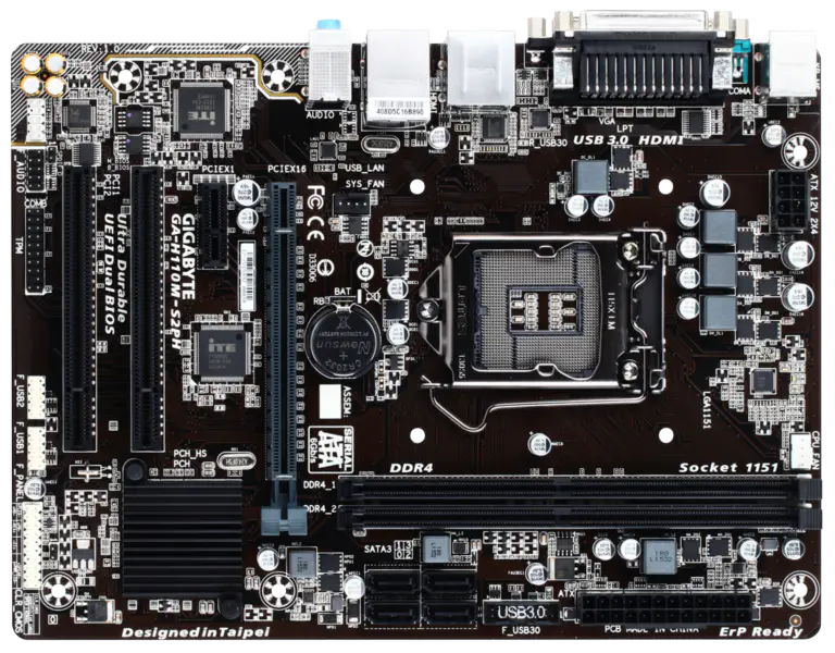 Gigabyte GA-H110M-S2PH alaplap LGA1151/DDR4/Mini-ITX