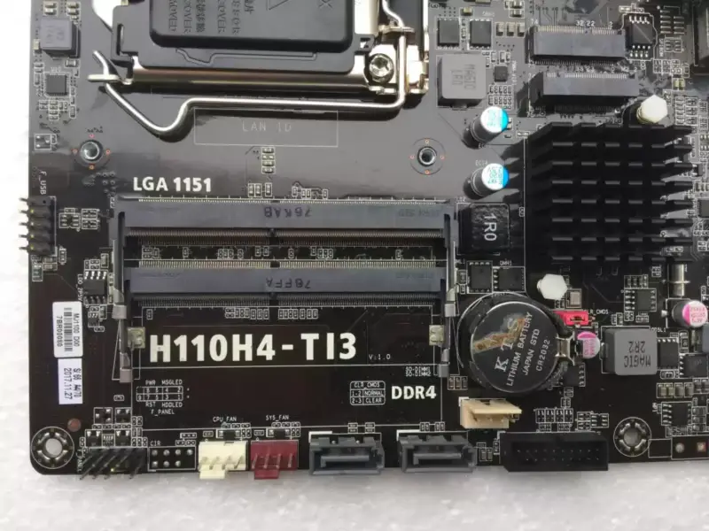 ECS H110H4-TI3 alaplap H110 lapkakészlet LGA1151 Mini-ITX