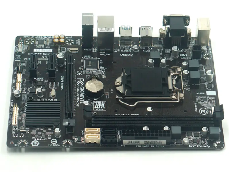 Ga alaplap H81 Ddr3 alaplap támogatása 4. generációs Cpu Lga1150 Ddr3 Ga H81m D2