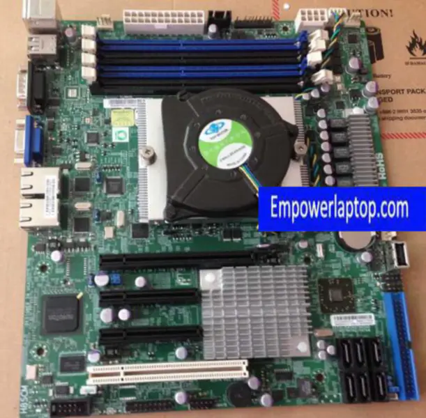 SuperMicro H8SCM SR5650 DDR3 C32 alaplap támogatja a 4/6/8 magot a cpu ventilátorral