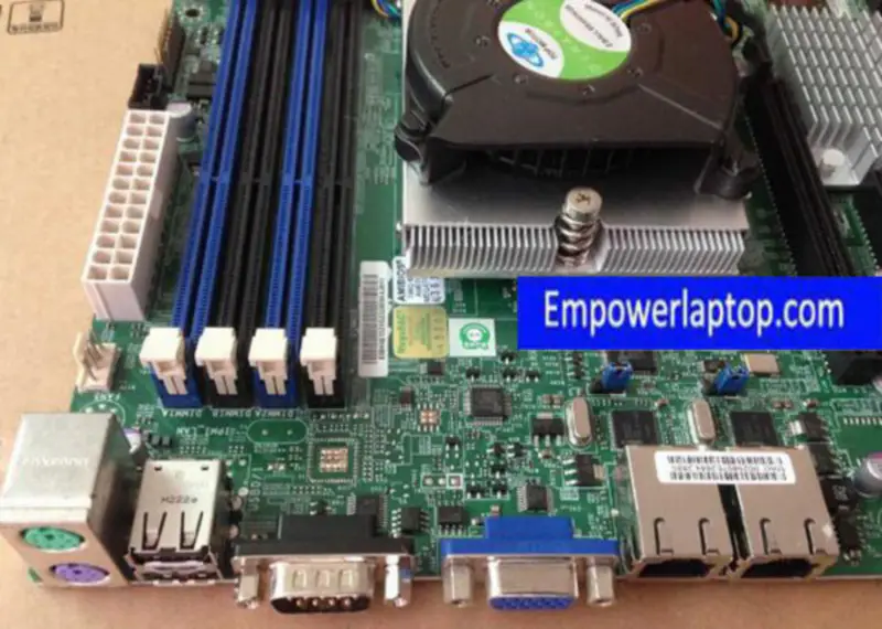 SuperMicro H8SCM SR5650 DDR3 C32 alaplap támogatja a 4/6/8 magot a cpu ventilátorral