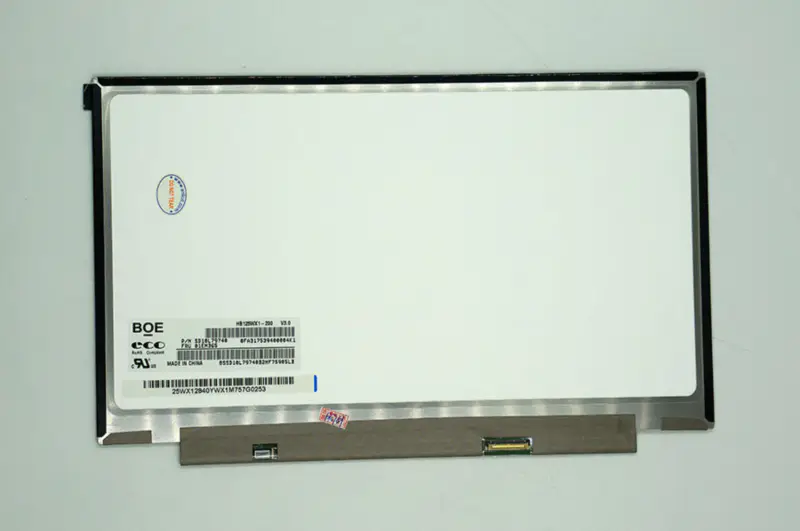 12,5 hüvelykes BOE LCD LP125WH2 TPB1 HB125WX1-100 HB125WX1-200 HP EliteBook 820 LCD képernyőhöz 30pin 30pin