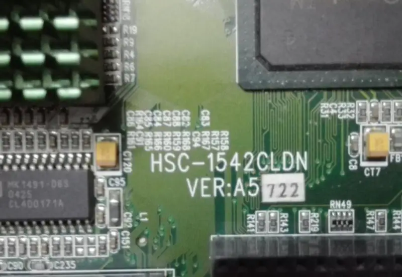 EVOC HSC-1542CLDN VER:A5 Ipari vezérlőberendezések alaplapja