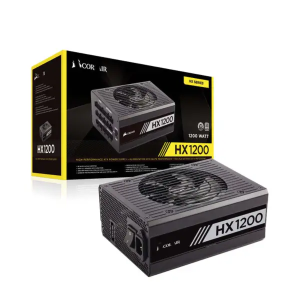 Cors Air Power 1200w Hx1200 asztali tápegység 80 Plus tápegység Platinum Full Module Pcie5 támogatás Rtx 4090 Rps0077