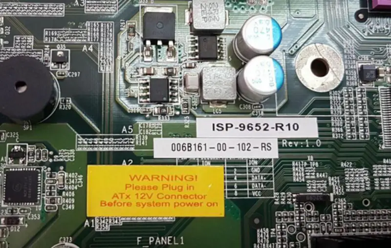 IEI ISP-9652-R10 Ipari berendezések alaplapja