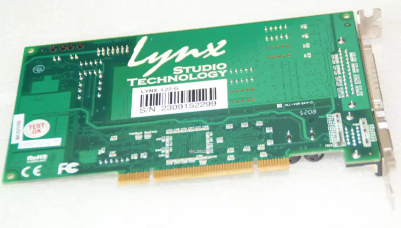 Lynx L22-G PCI hangkártya - analóg/digitális interfész