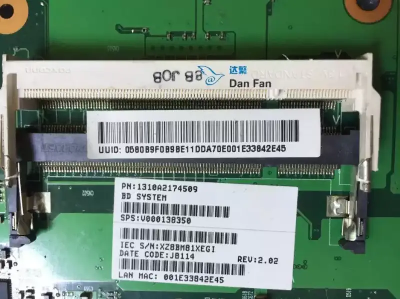 Toshiba Satellite L305D V000138350 alaplap