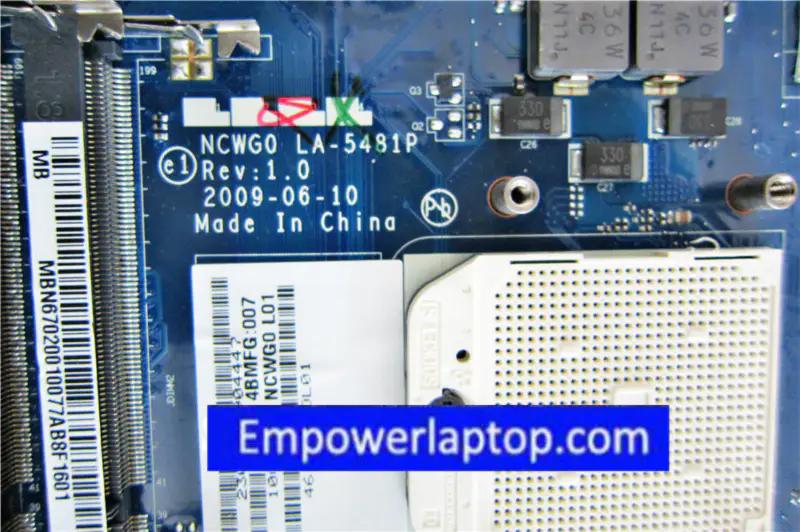 Acer E527 E627 5532 5517 NCWG0 alaplap