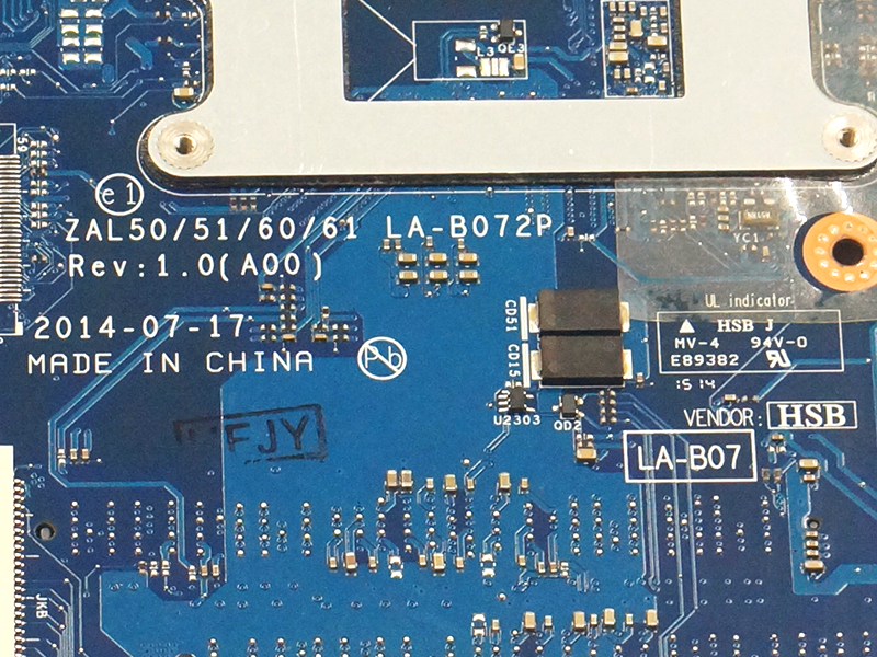 Dell Latitude 3450 3550 LA-B072P ZAL50/51/60/61 KépekREV:1.0 Laptop alaplap I7-5500U