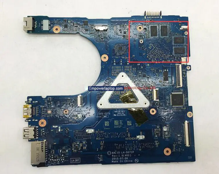 Dell 5559 AAL15 LA-D071P alaplap 5559 AAL15 LA-D071P