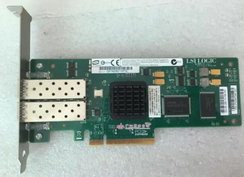 LSI Logic LSI7204EP Kétportos 4Gb Fibre Channel PCI-e x8 HBA kártya