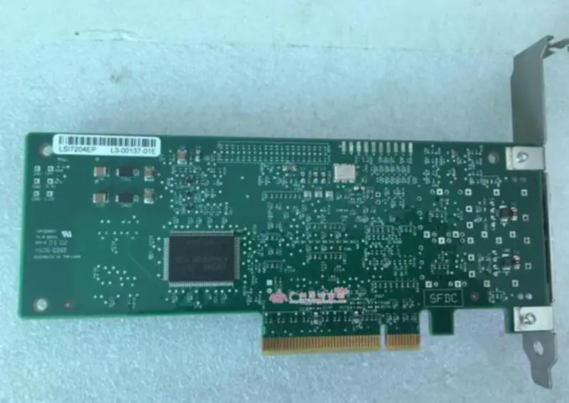 LSI Logic LSI7204EP Kétportos 4Gb Fibre Channel PCI-e x8 HBA kártya