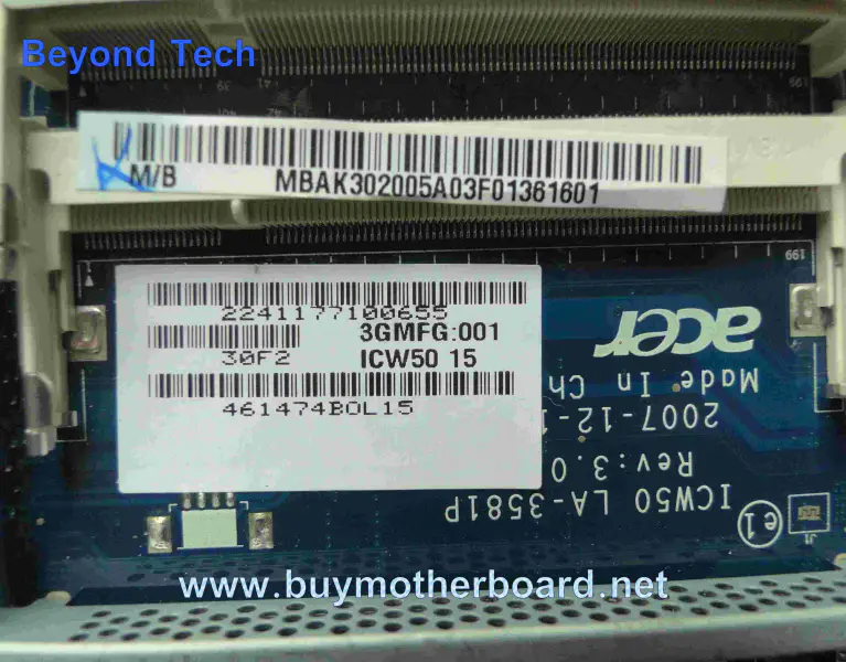 Acer MBAK302005 alaplap az 5520-hoz