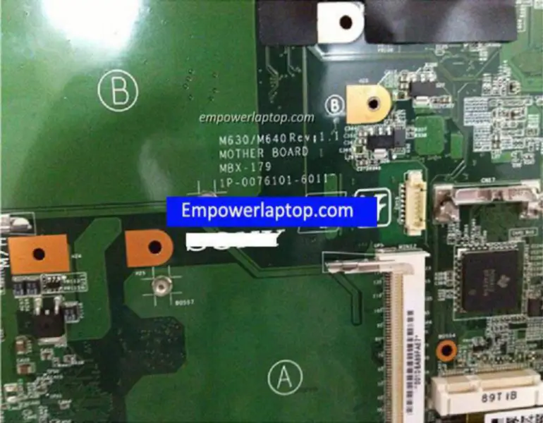 Sony MBX-179 M630 M640 1P-0076101-6011 alaplap