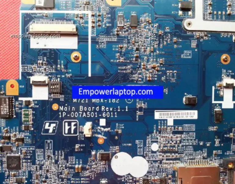 Sony MBX-182 M721 1P-007A501-6011 A1418702B alaplap