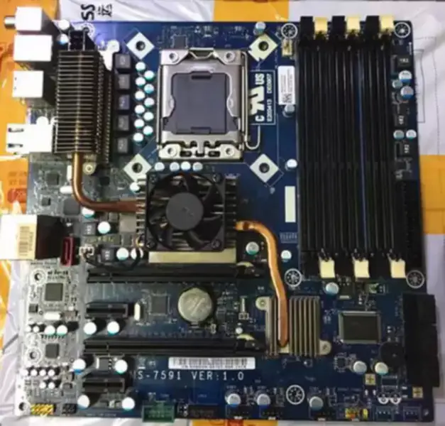 MS-7591 Alkalmas Dell FOR Alienware Aurora MOTHERBOARD LGA1366 X58 MAINBOARD LGA1366 X58 ULTÓKÁRTYA