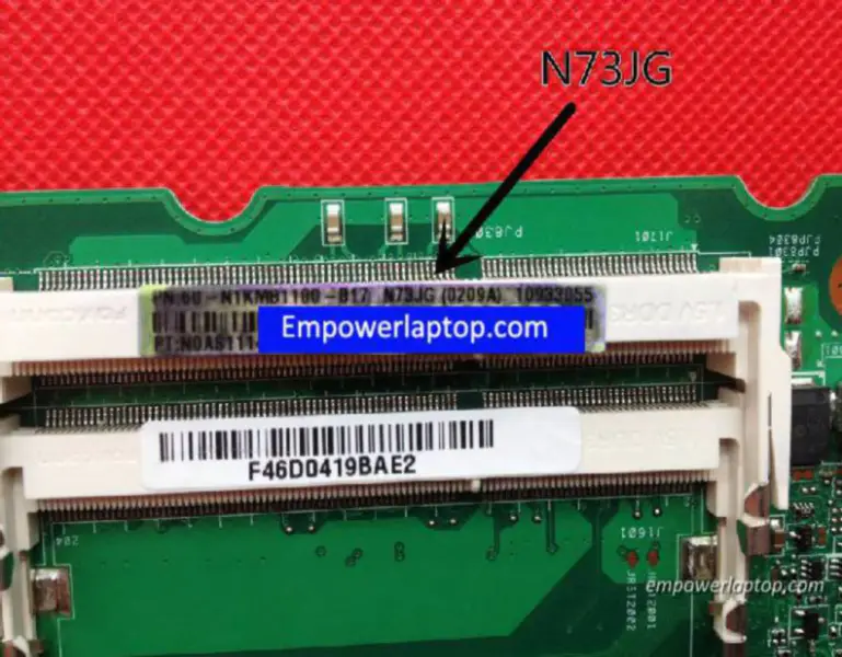 Asus N73JG alaplap