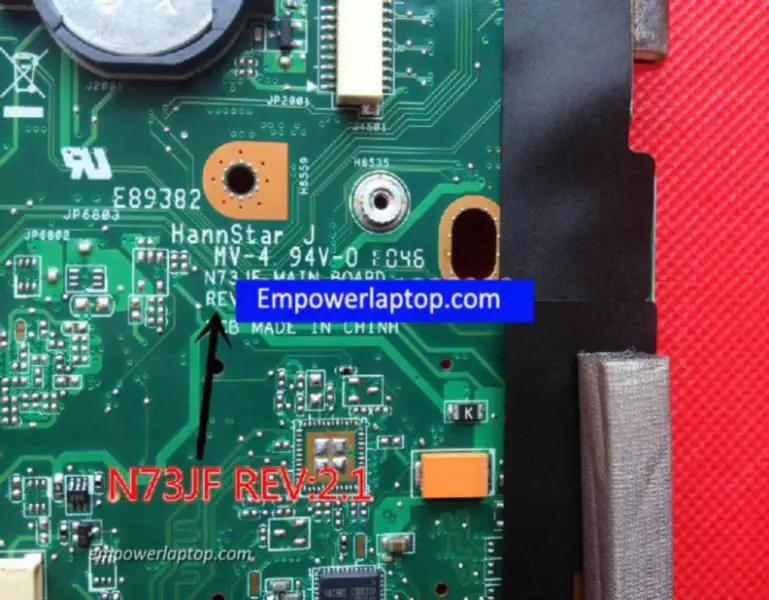 Asus N73JG alaplap