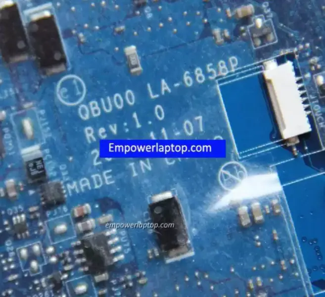 Toshiba NB520 K000129210 LA-6858P alaplap Toshiba NB520 K000129210 LA-6858P alaplap