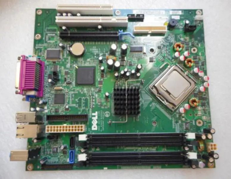 ND237 Dell Optiplex GX620+PEN 4 SL8Q6 processzor CHO15 HJ781 X9681 CJ335 F8096 ND237 alaplap