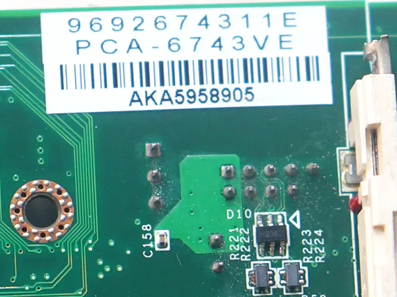 Advantech PCA-6743 PCA-6743VE ipari alaplap PC104 nélkül