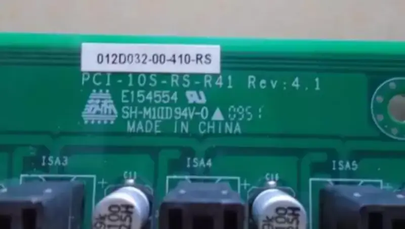 PCI-10S-RS-R41 Rev:4.1 alaplap